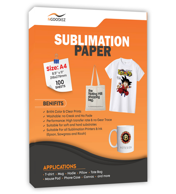  NGOODIEZ Sublimation Spray For Cotton Tshirts Coating For  All Fabric Including 100% Cotton Polyester Poly Blend - Quick Dry