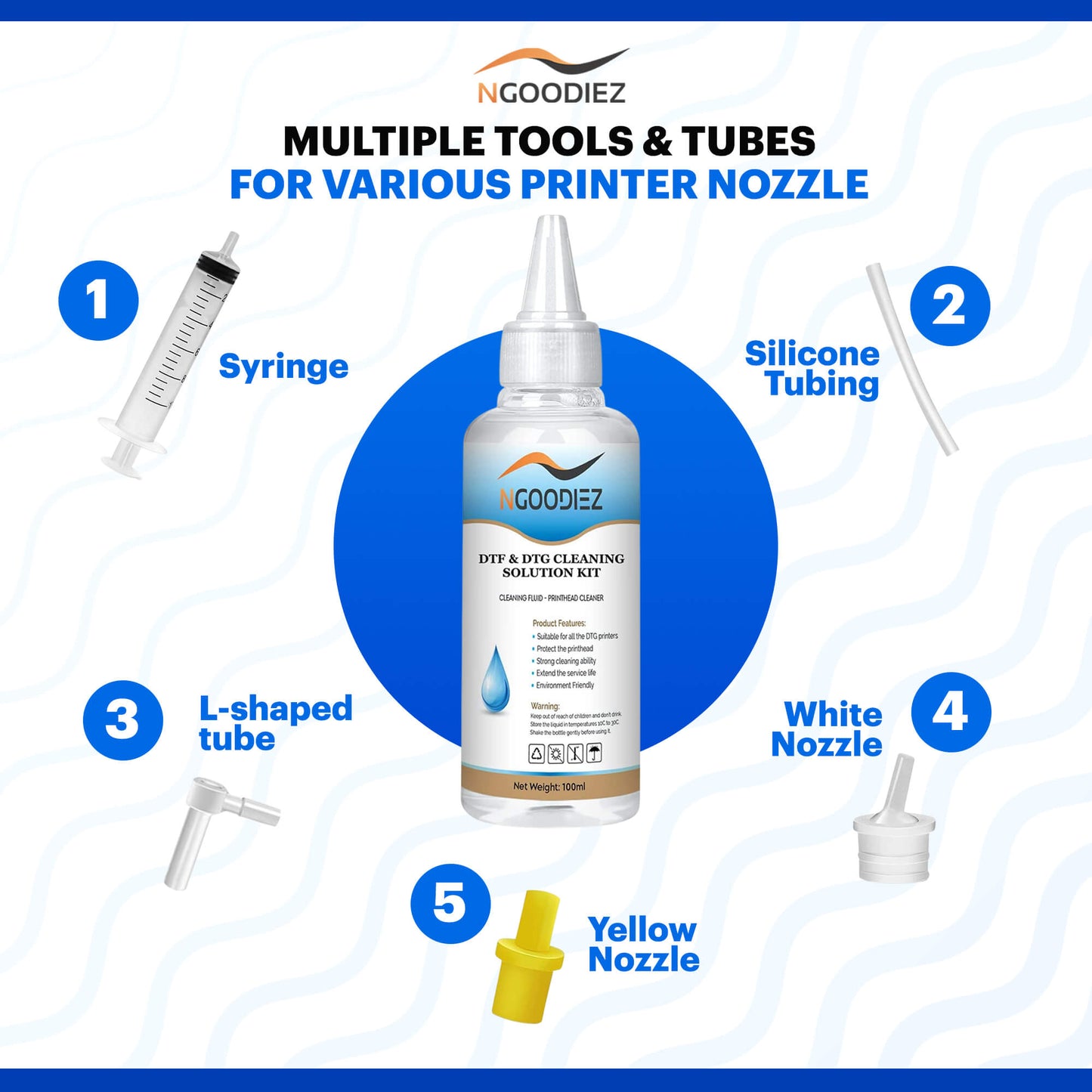 DTF & DTG Printhead Cleaning kit