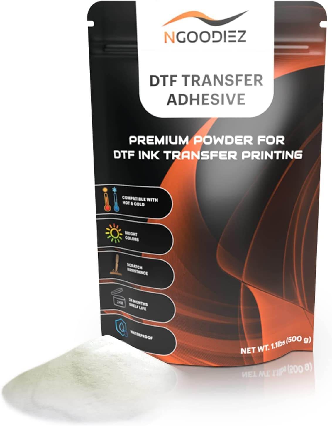  NGOODIEZ DTF Transfer Film, Double-Sided Heat Transfer